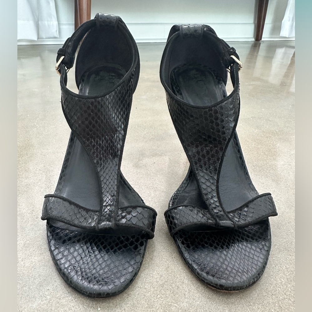 Burberry Prorsum Snakeskin Heels - Picture 3 of 11